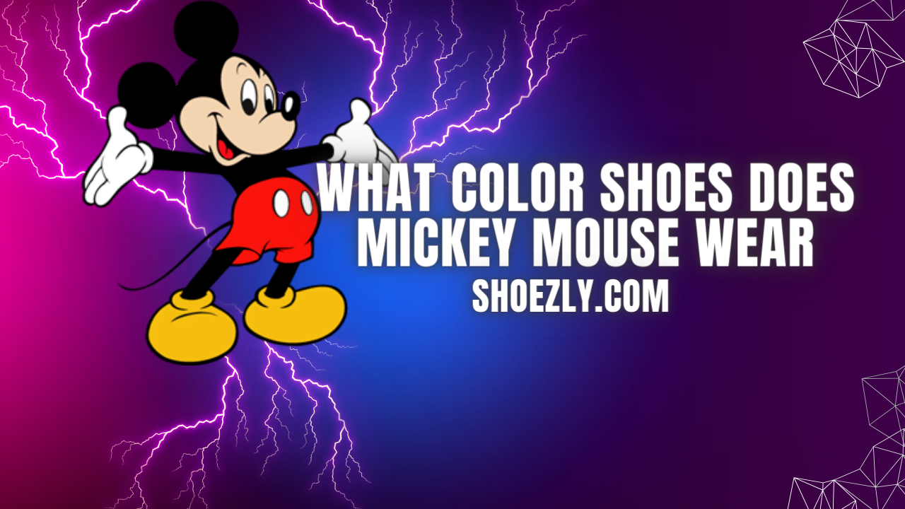 What Color Shoes Does Mickey Mouse Wear